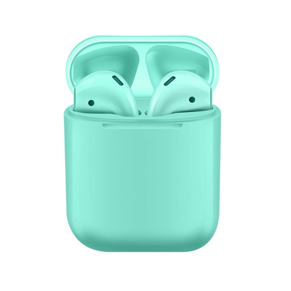 i12 TWS Wireless Bluetooth 5.0 Touch control Earphones with 300mAh Charging Dock Automatically Pairing - Red