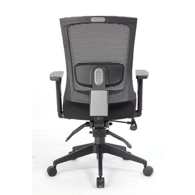 Multi - Function Mesh Back Chair Black - Boss