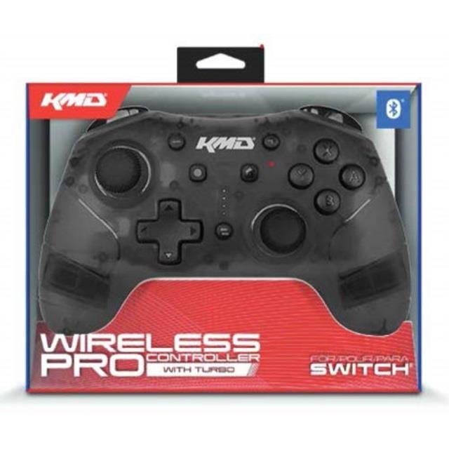 kmd  switch  wireless pro controller  clear black