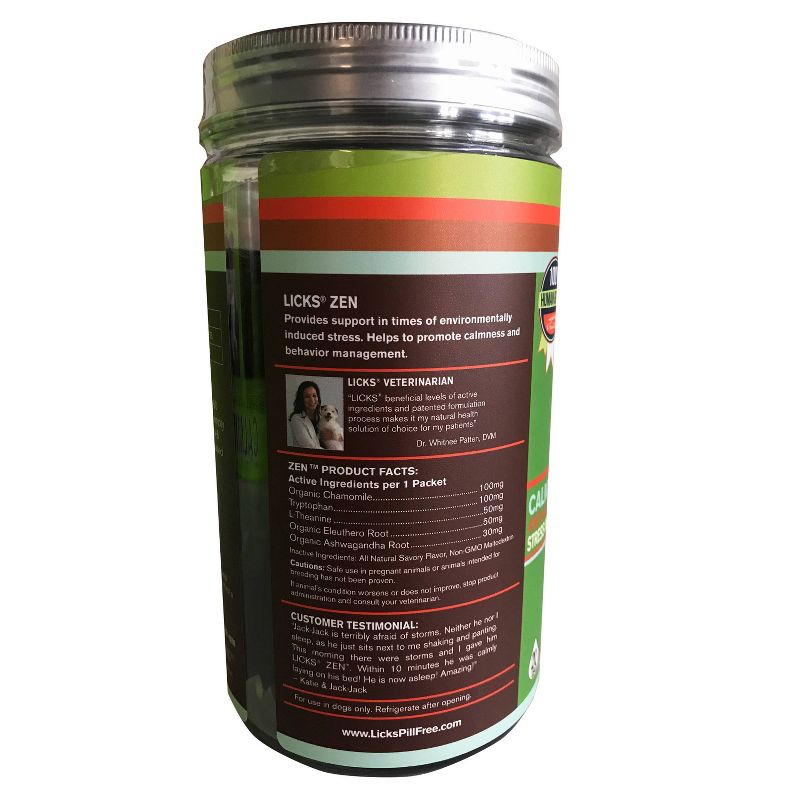 Licks Pill-Free Dog Zen Calming - 20ct