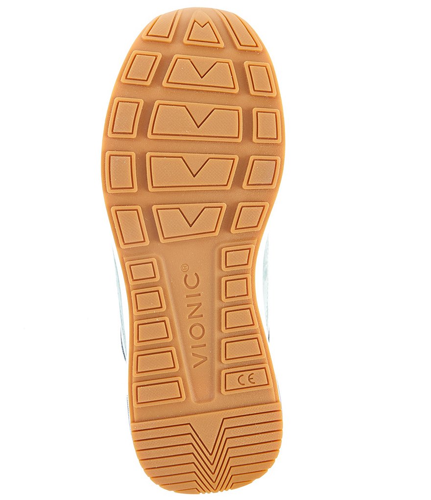 Vionic Rechelle Leather Lace-Up Sneakers