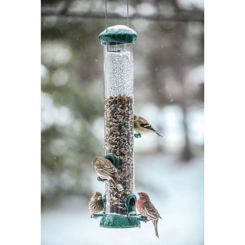 Birds Choice 18" Clever Clean 4-Port Tube Feeder