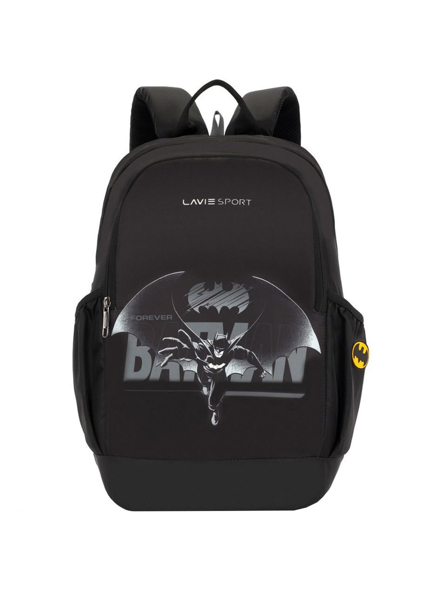 Lavie Sport Batman Cape Black Polyester Printed Laptop Backpack - 33 Ltrs