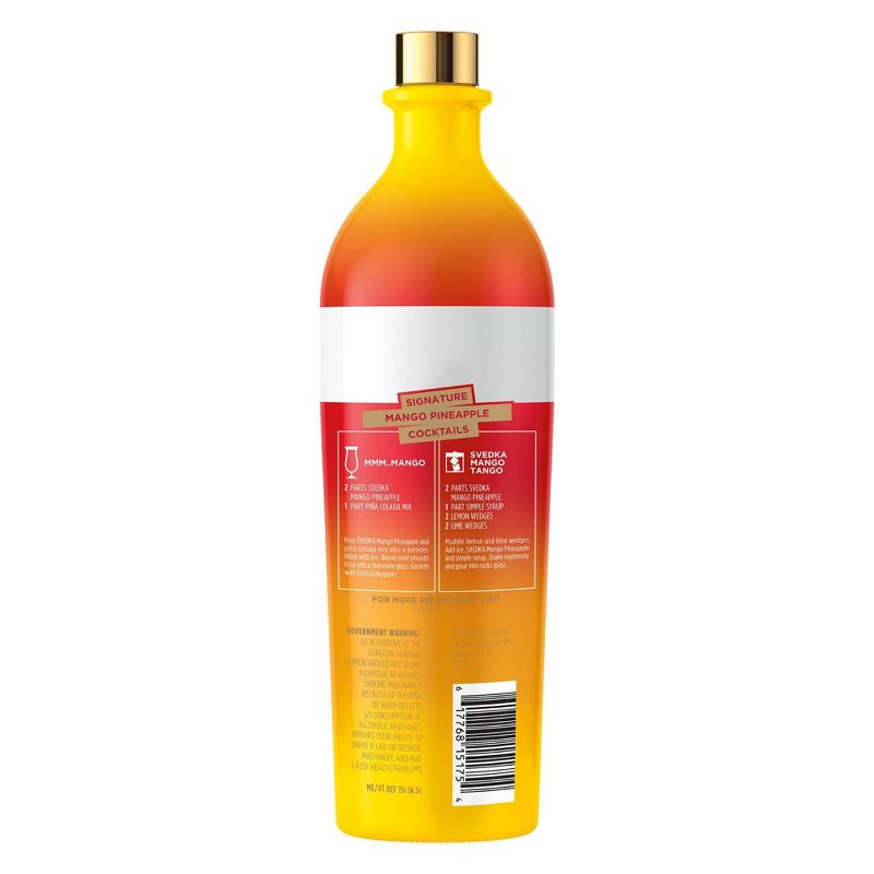SVEDKA Mango Pineapple Flavored Vodka - 750ml Bottle