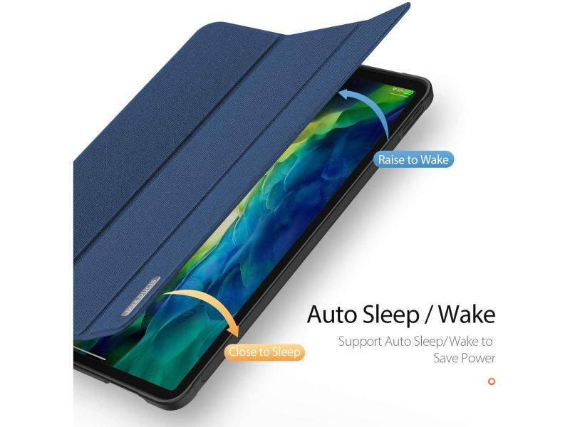 Leather Case for Pro 12.9 2020/2018,Trifold Smart Case with Auto Sleep/Wake,Slim Cover with Stand Pen Holder Soft TPU Back Cover,Support wireless Charging