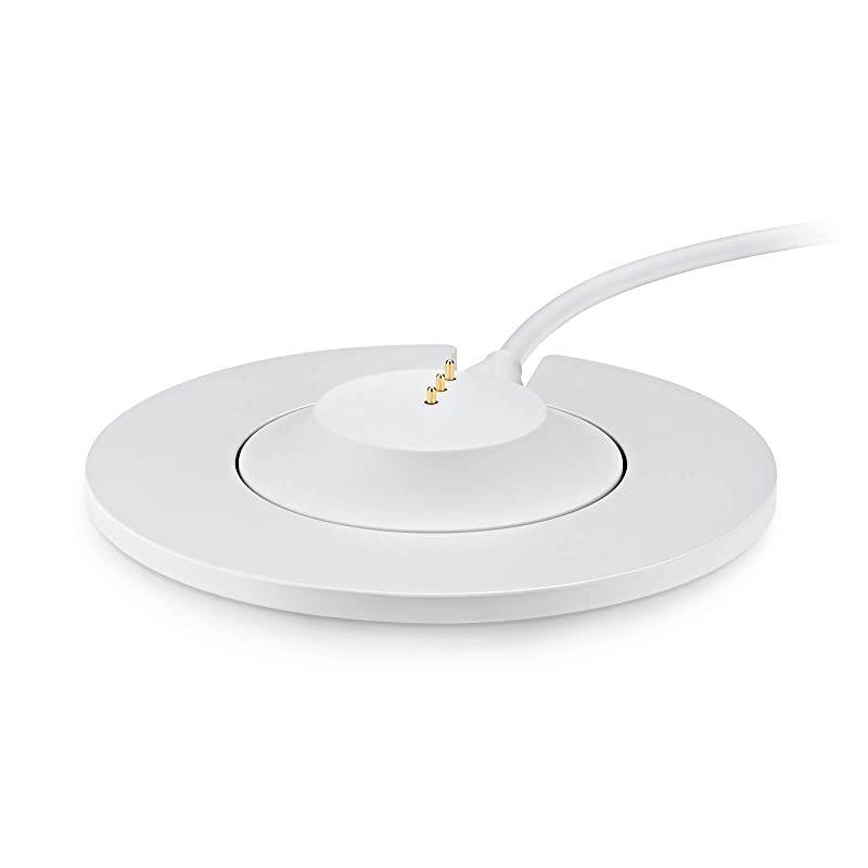 Portable Home Speaker with Alexa Voice Control Built-in, Luxe Silver Bundle with  Portable Home Speaker Charging Cradle, Silver