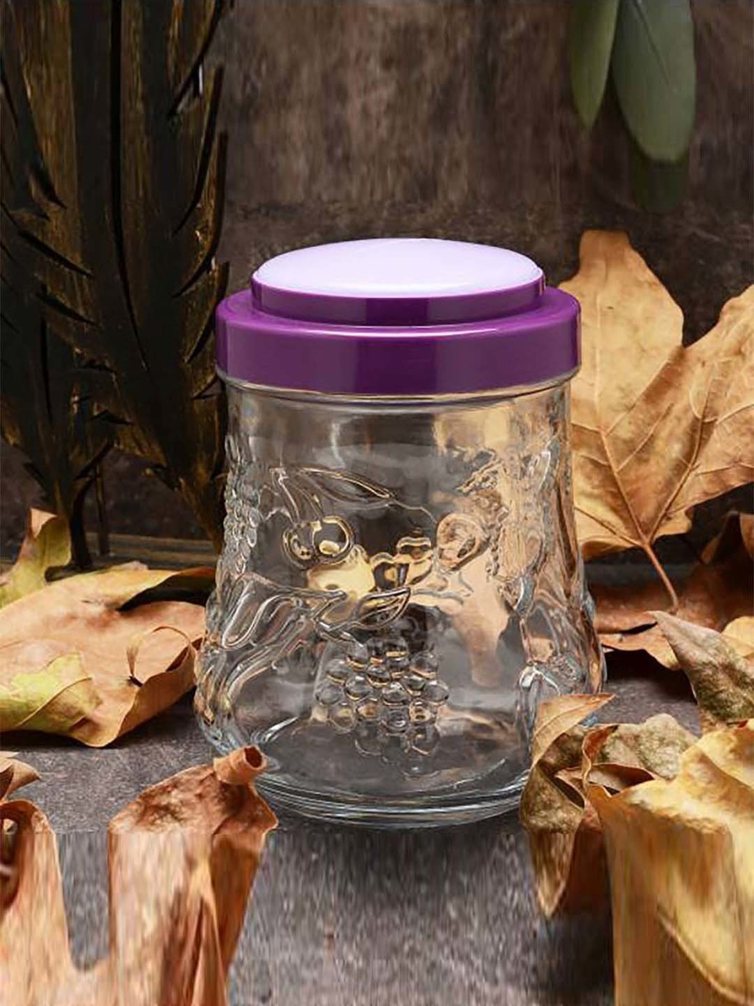 Pasabahce Transparent Garden Jar (1 L) - Set of 2