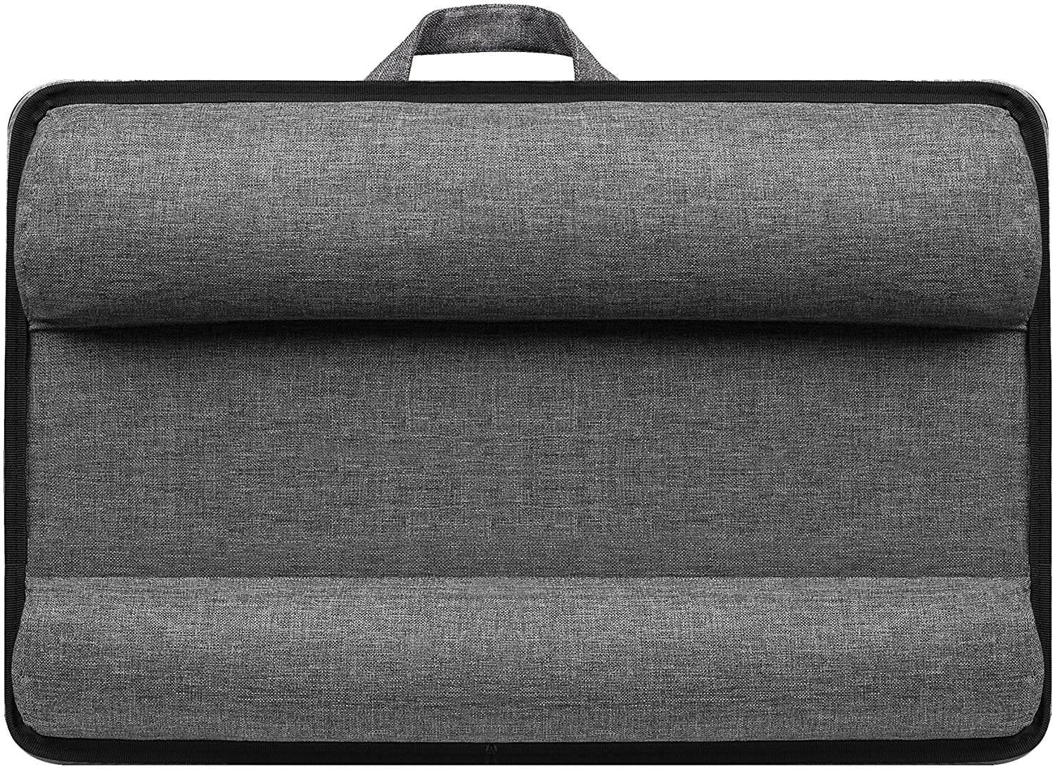 Home Office Pro Lap Desk with Wrist Rest, Mouse Pad, and Phone Holder - Black Carbon - Fits Up To 15.6 Inch Laptops - style No. 91598