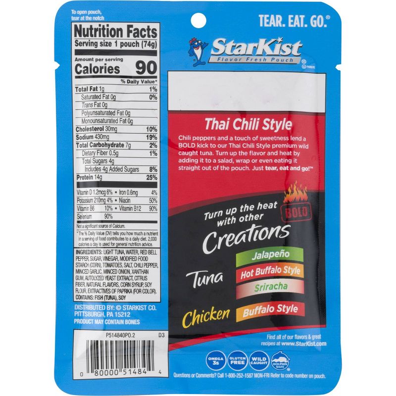StarKist Tuna Creations Thai Chili Style Tuna - 2.6oz