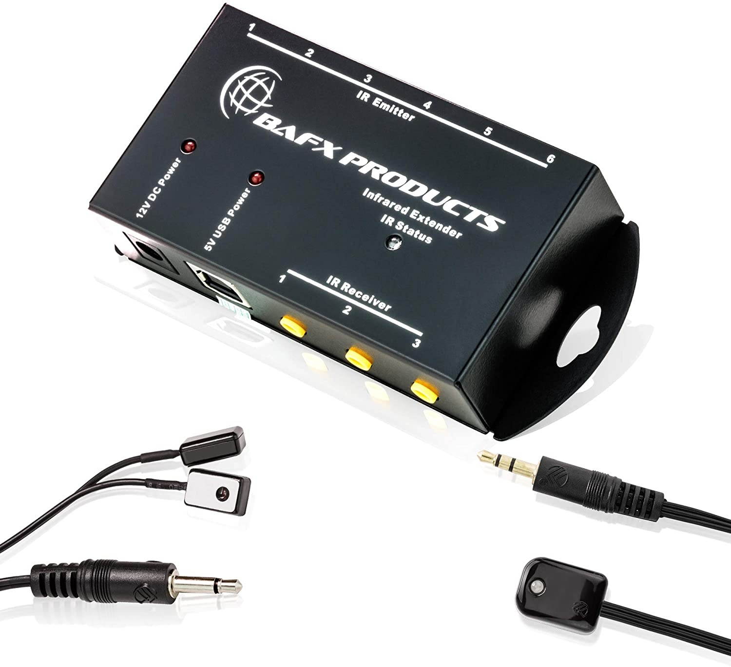 BAFX Products (Infrared) IR Remote Control Extender or IR Repeater Kit - Control 1 to 8 Devices (Expandable to 12!)