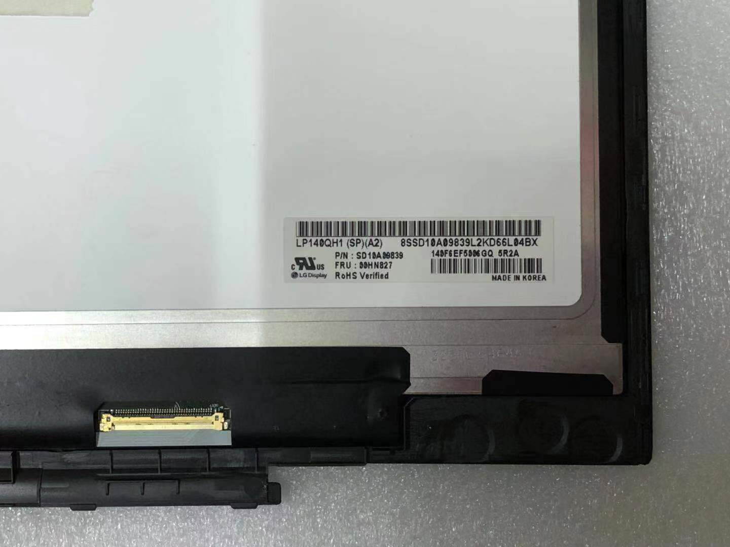 For lenovo x1 carbon lcd w/ touch screen digitizer assy LP140QH1(SP)(A2) + frame