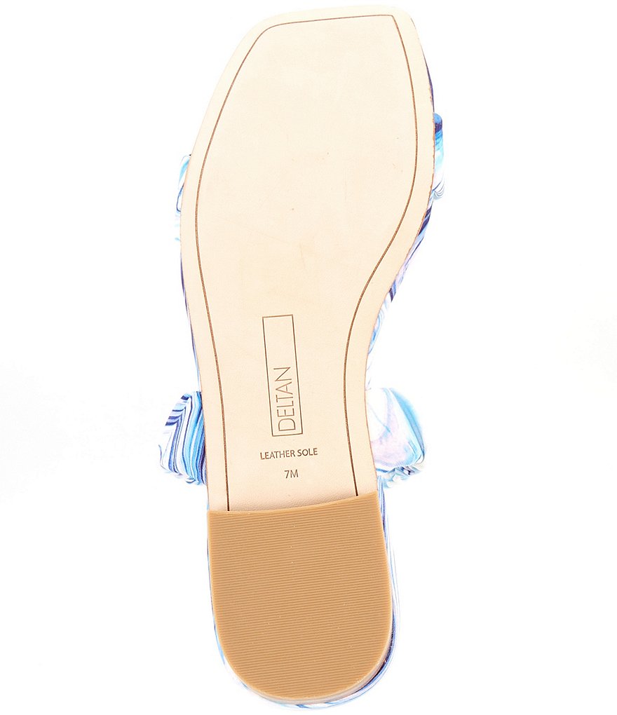 Deltan Cora Printed Two Band Sandals