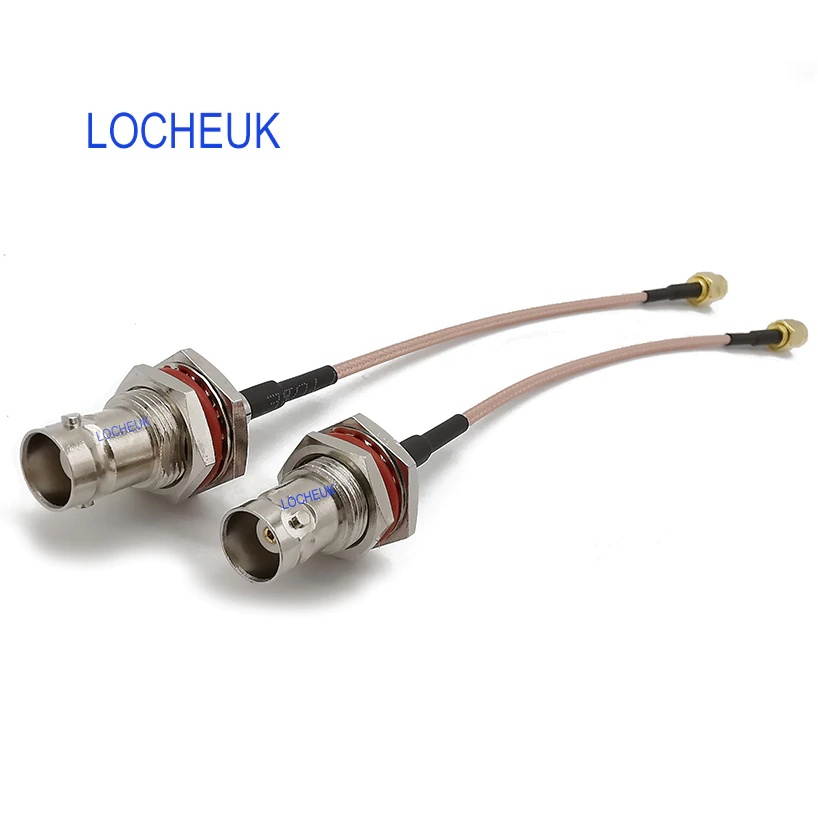 15CM BNC-SMA RF Coaxial RG316 Pigtail Cable Connector RP SMA Male Socket Switch BNC Femaleut Bulkhead Connector wire extension