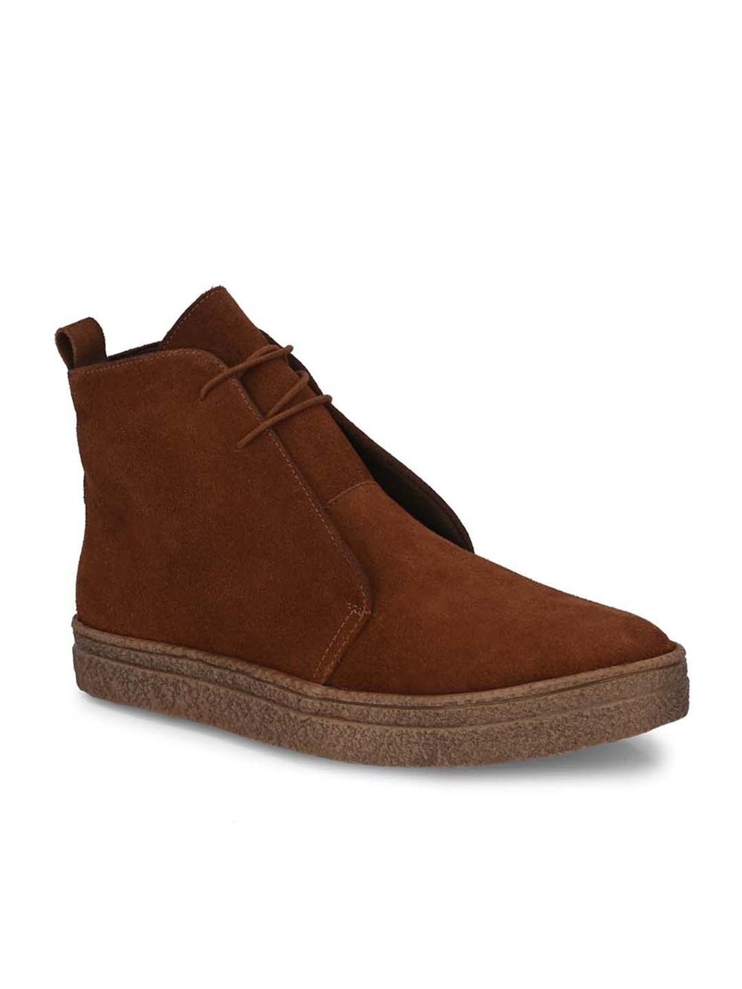 Carlo Romano Men's Tan Chukka Boots