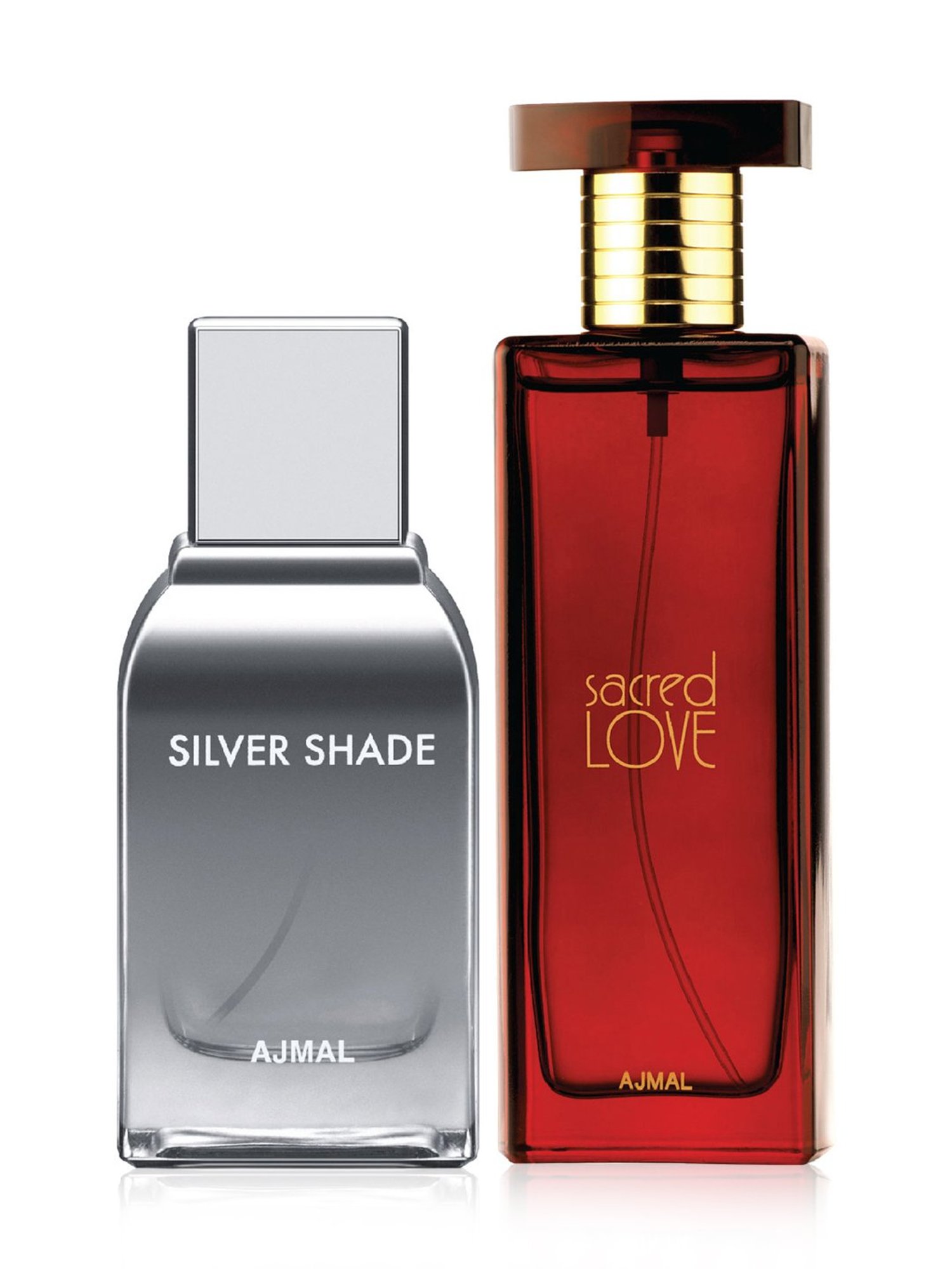 Ajmal Silver Shade & Sacred Love Eau de Parfum Gift Set for Men