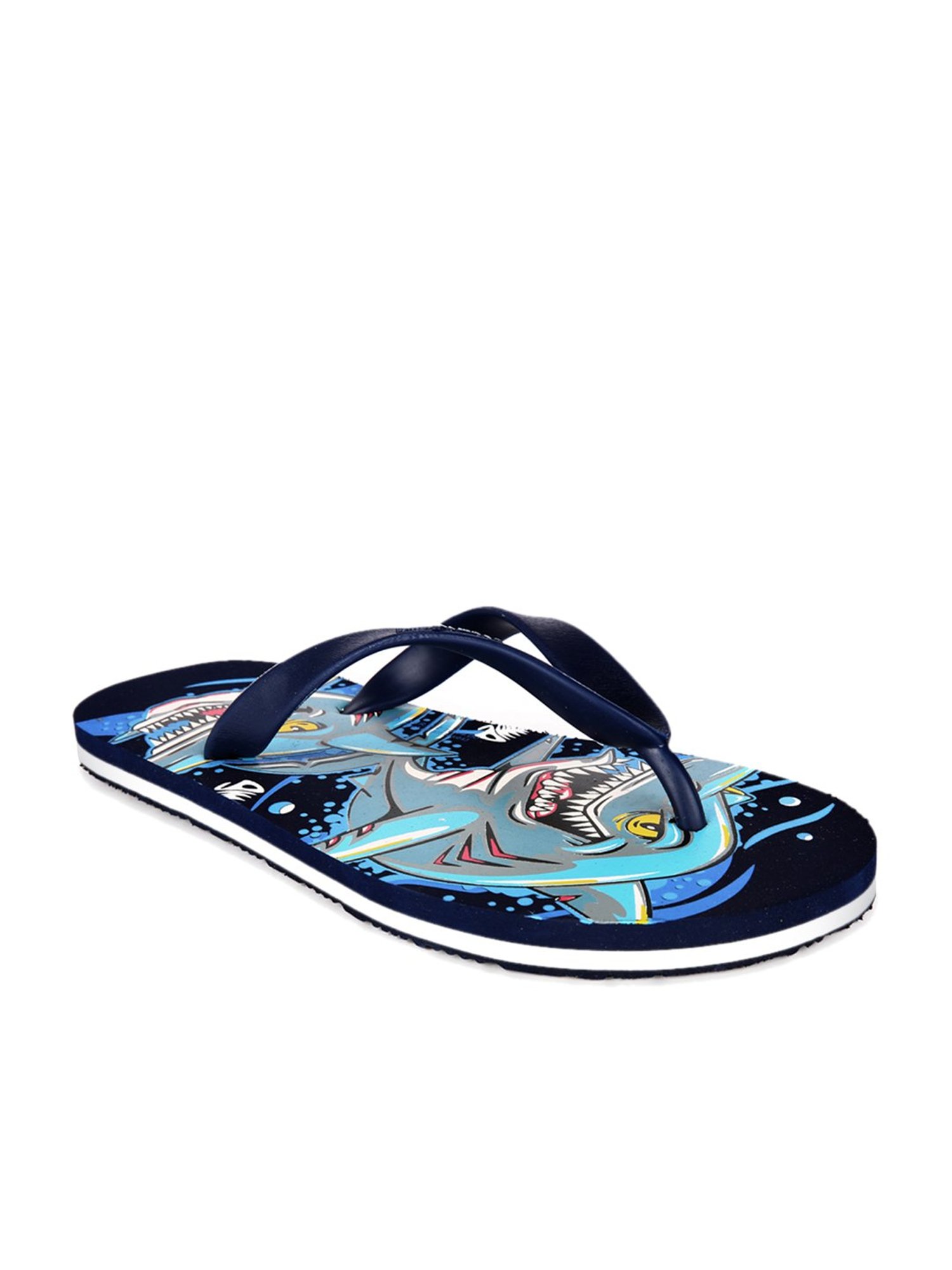 San Frissco Navy & White Flip Flops