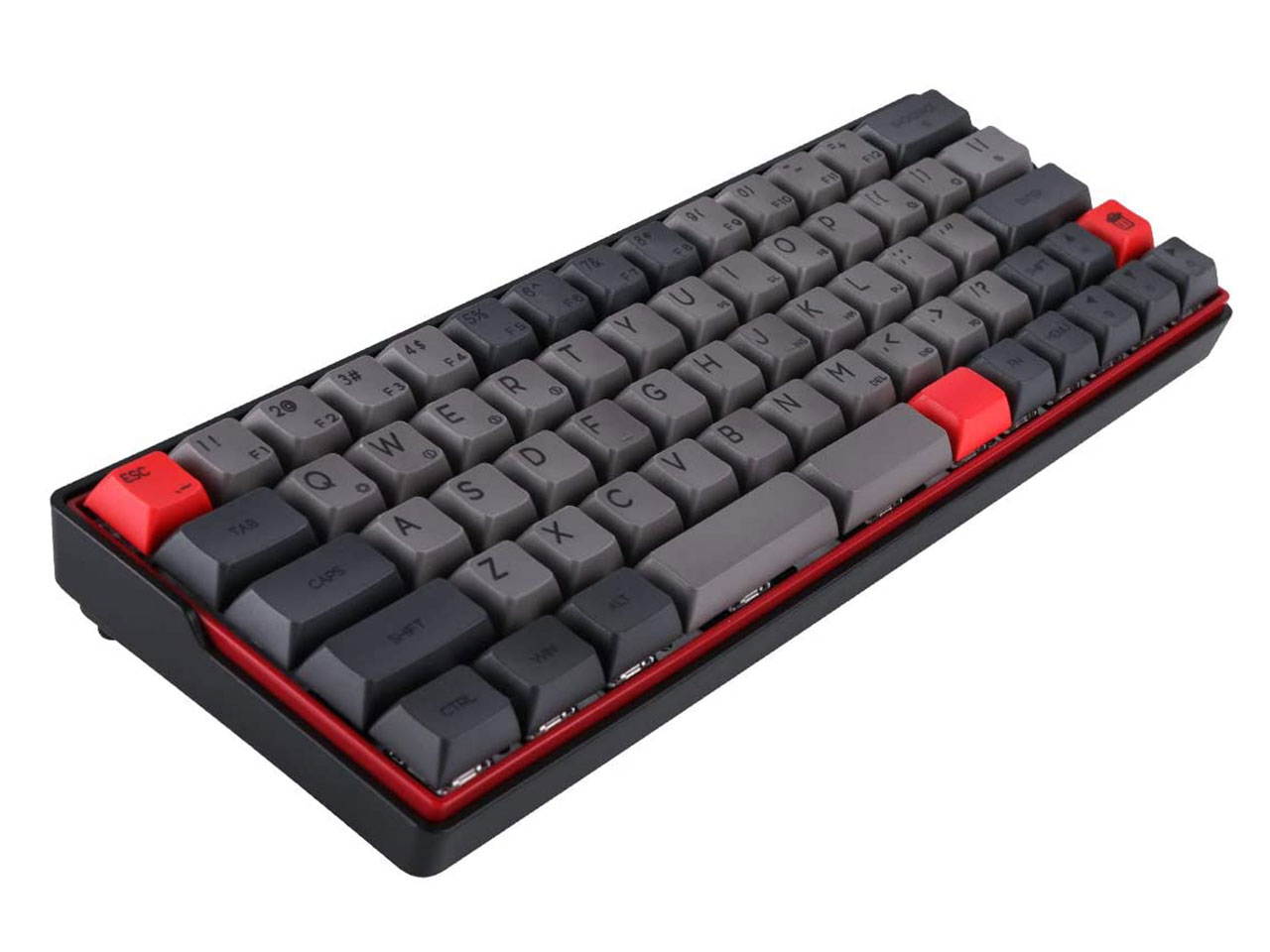 KEMOVE 64-66 Sakura Bluetooth 5.1 Hot-swappable Convertible 60% RGB Mechanical Gaming Keyboard - Wireless/Wired Mode, 100% PBT Keycaps, Full Keys Programmable for Win/Mac(Gateron Optical Red Switch)