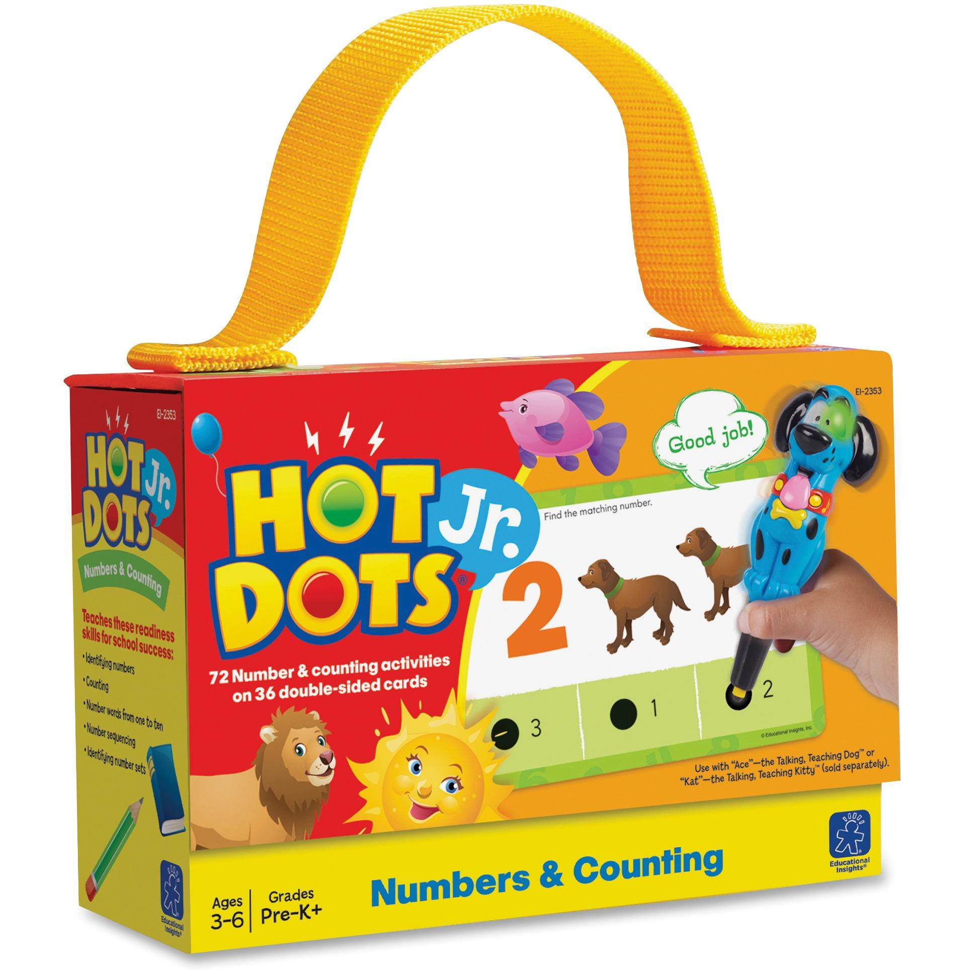 Educatnl Insights Hot Dots Jr. Numbers Card Set