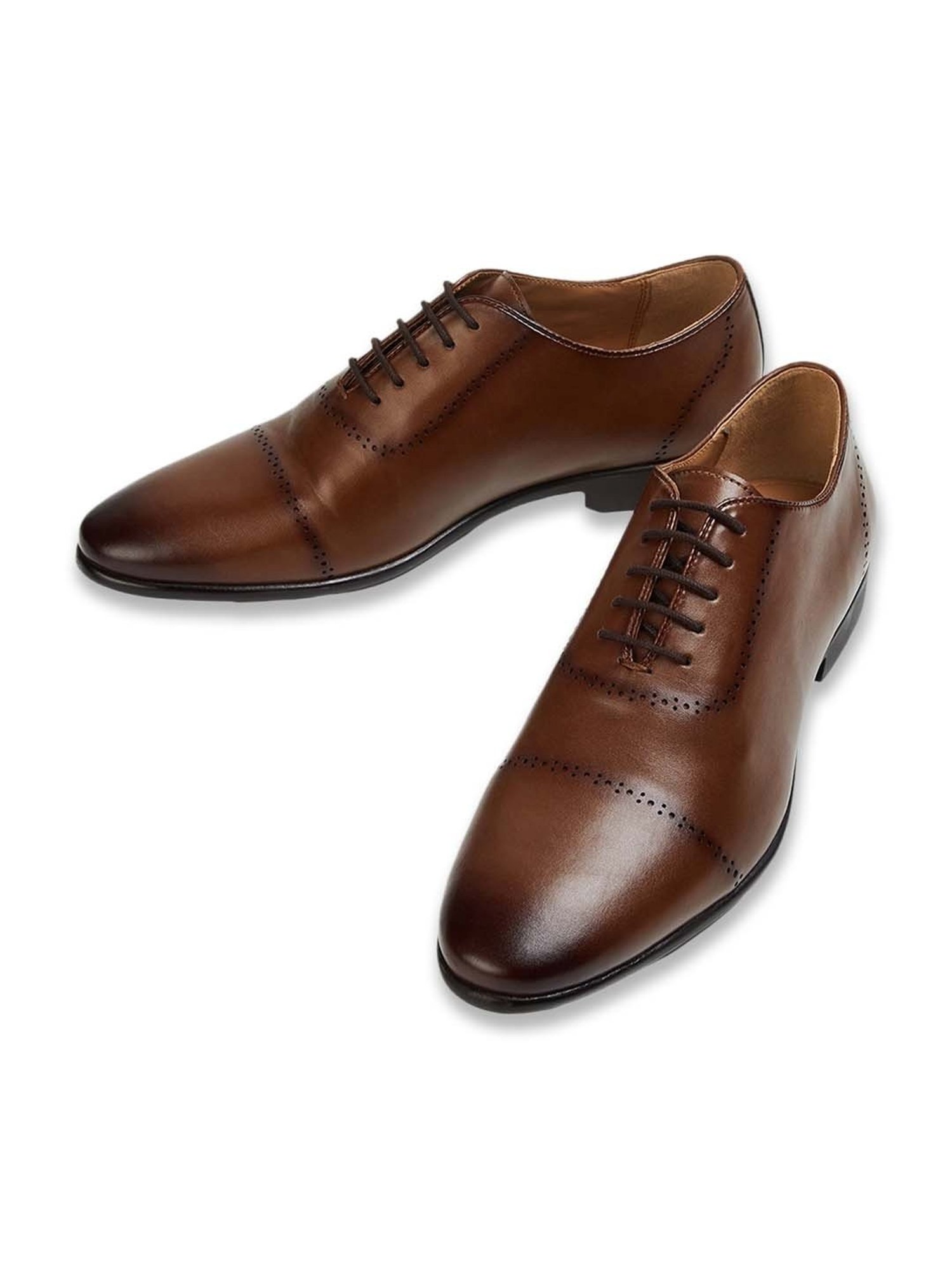 Code by Lifestyle Men's Tan Oxford Shoes