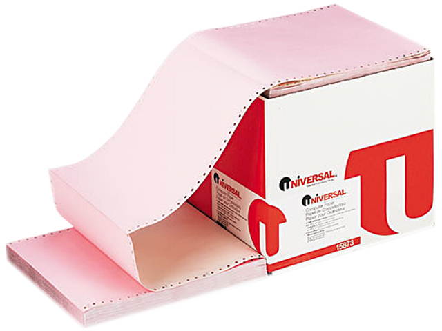 Multicolor Computer Paper, 3-Part Carbonless, 15Lb, 9-1/2 X 11, 1200 S
