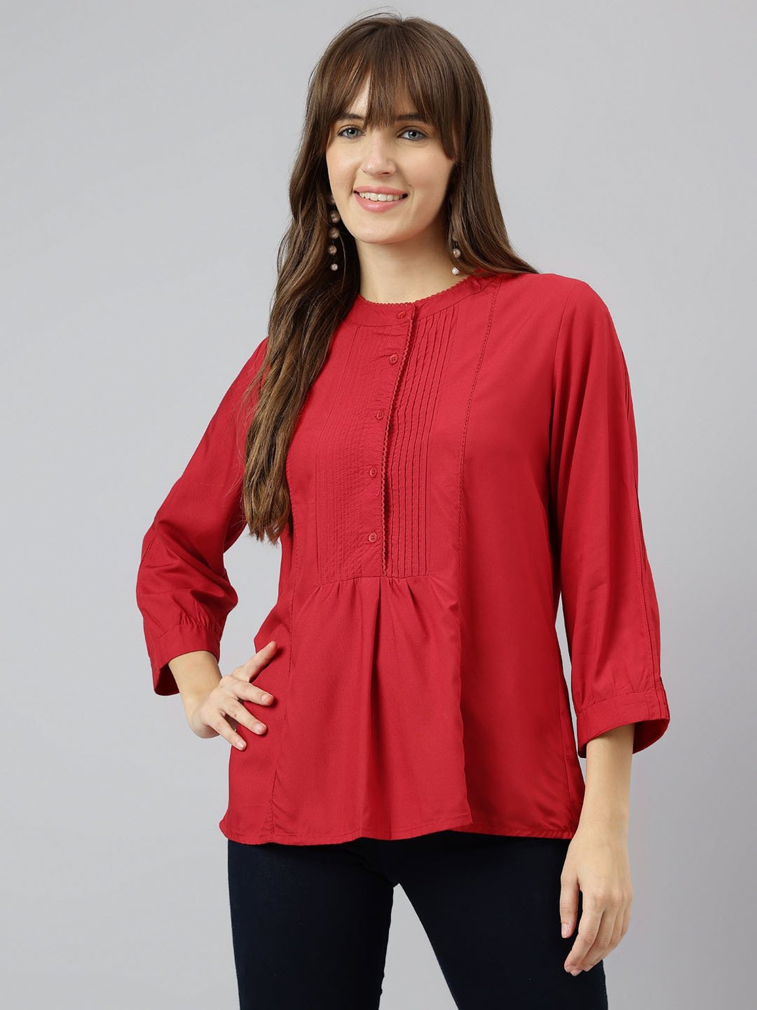 Latin Quarters Red Top