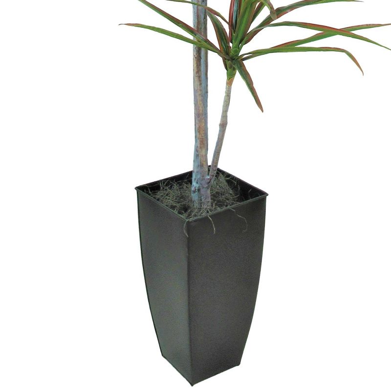 6.3' Artificial Dracaena Tree in Planter Black - LCG Florals