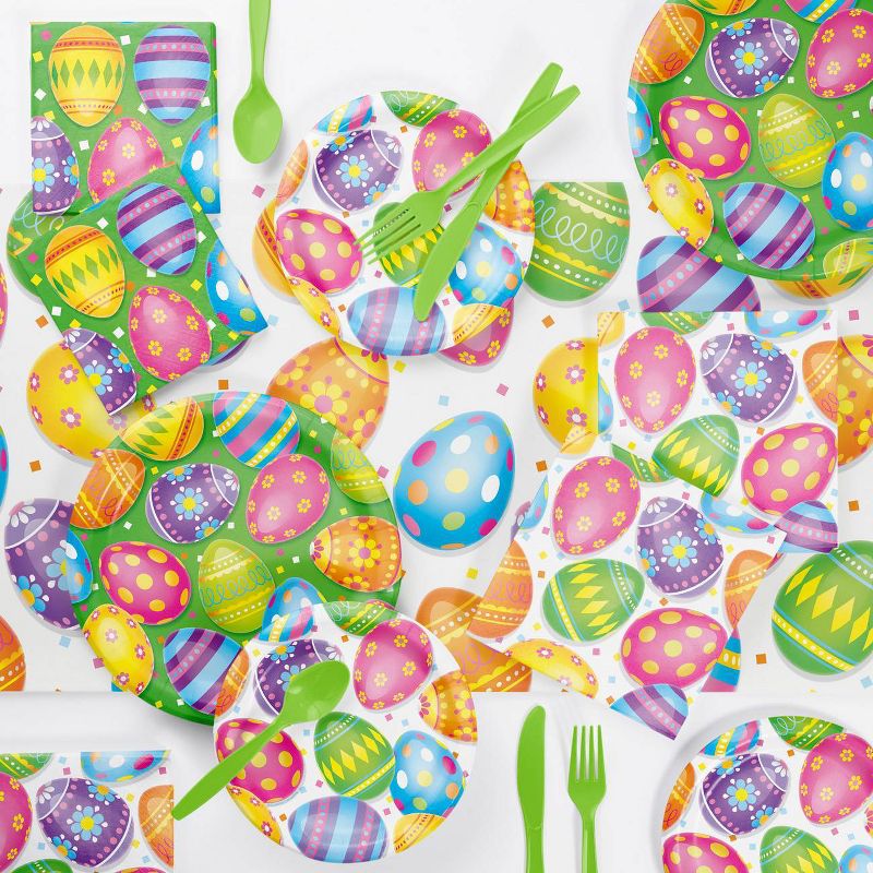48ct Colorful Easter Eggs Beverage Napkins
