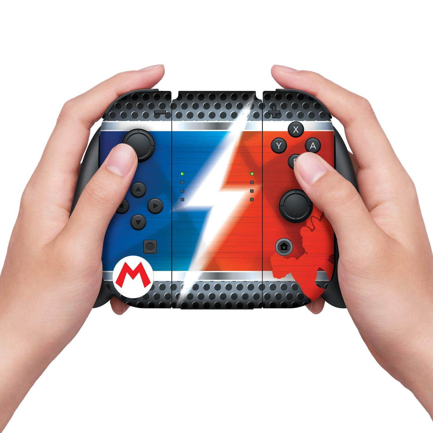 Controller Gear Nintendo Switch Skin & Screen Protector Set - Super Mario - Mario Fire - Nintendo Switch