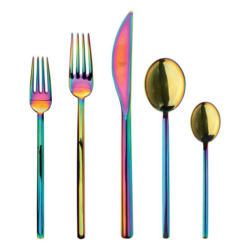 5 pcs Place Setting Due Rainbow