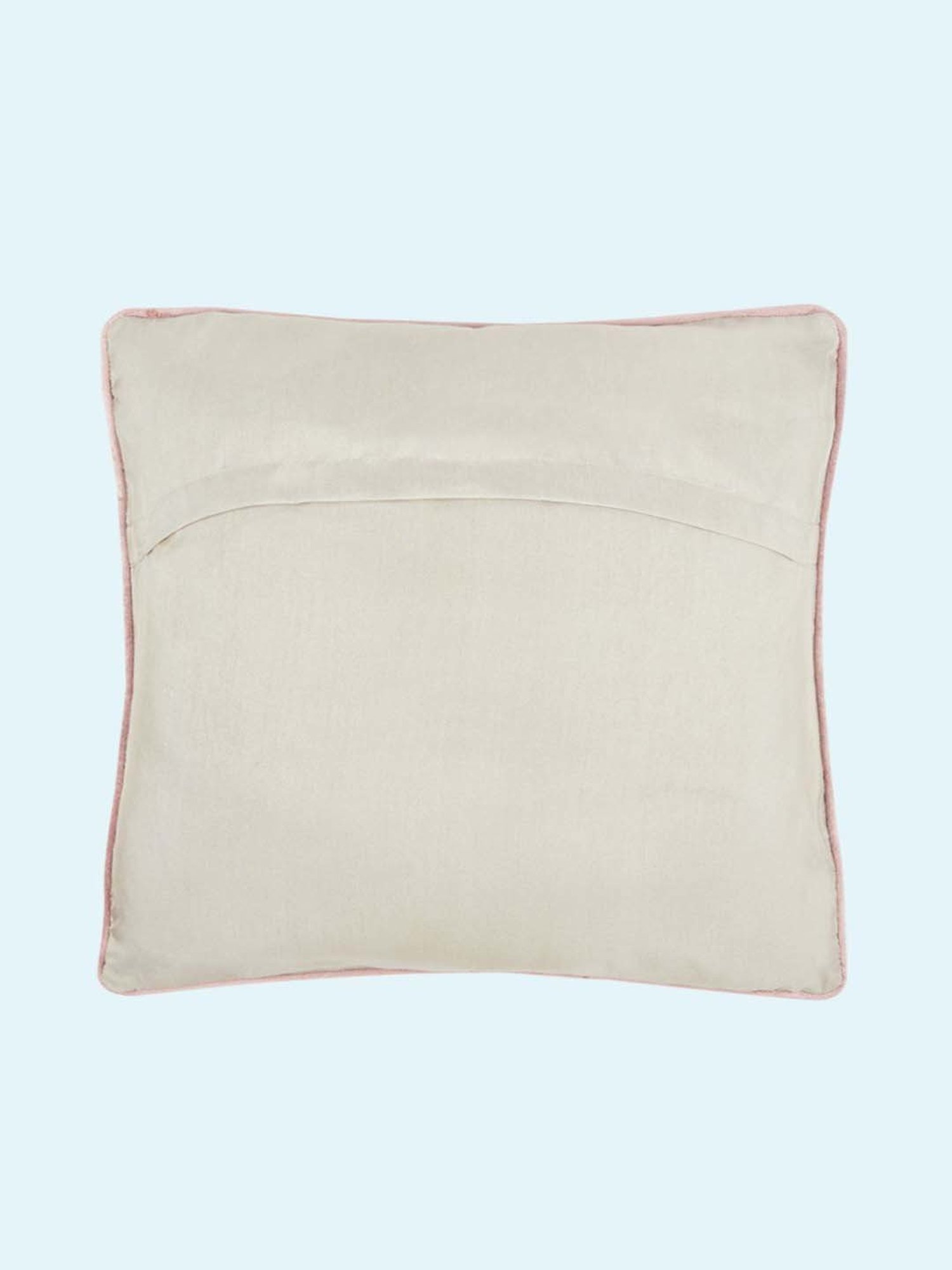 Living Scapes by Pantaloons Beige Cotton Cushion Cover