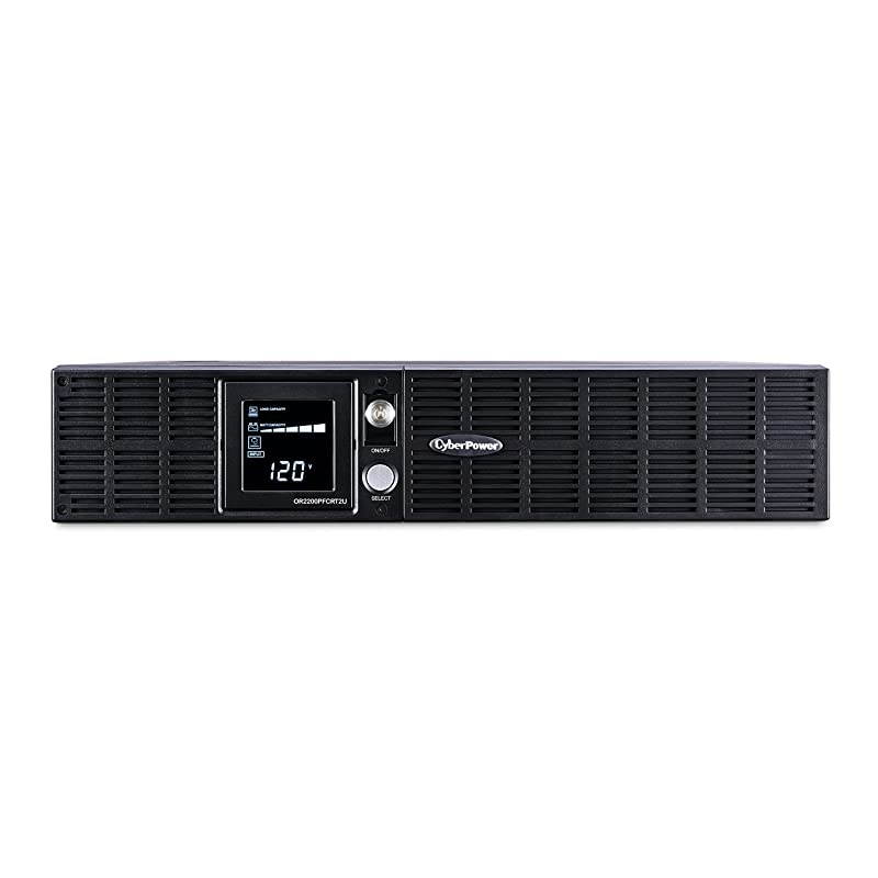 OR2200PFCRT2U PFC Sinewave UPS System, 2000VA/1540W, 8 Outlets, AVR, 2U Rack/Tower, Black