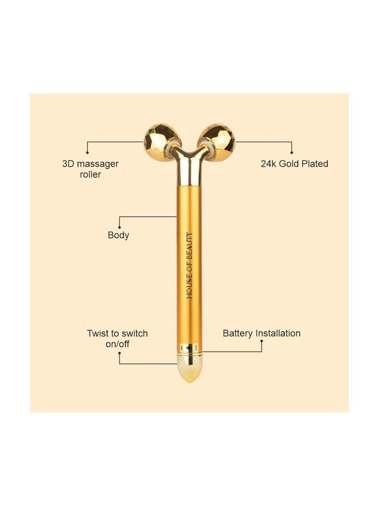 Bronson Professional 2-in-1 Soft Bristles Face Cleansing Brush (Color May Vary)