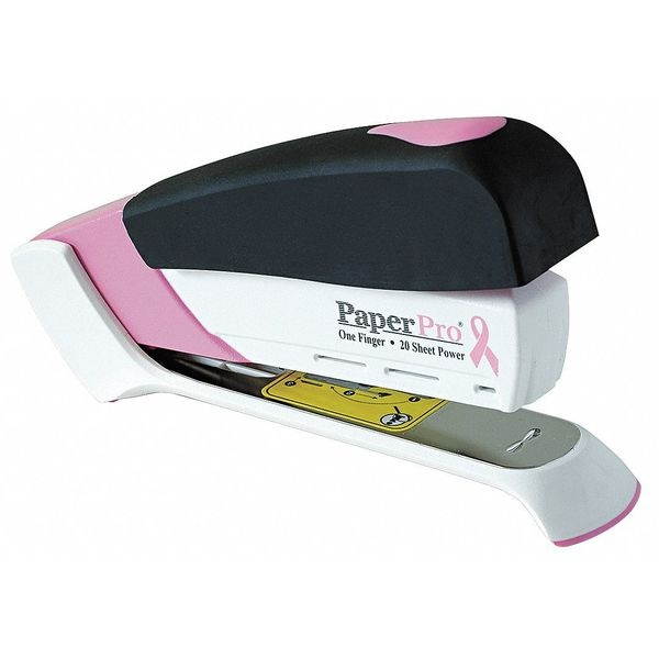 Paperpro-Bostitch inCOURAGE 20 Desktop Stapler 20-Sheet Capacity Pink/White 1188