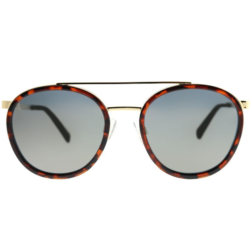 Polaroid PLD 6032/S 086 LM Unisex Round Polarized Sunglasses Dark Havana 53mm