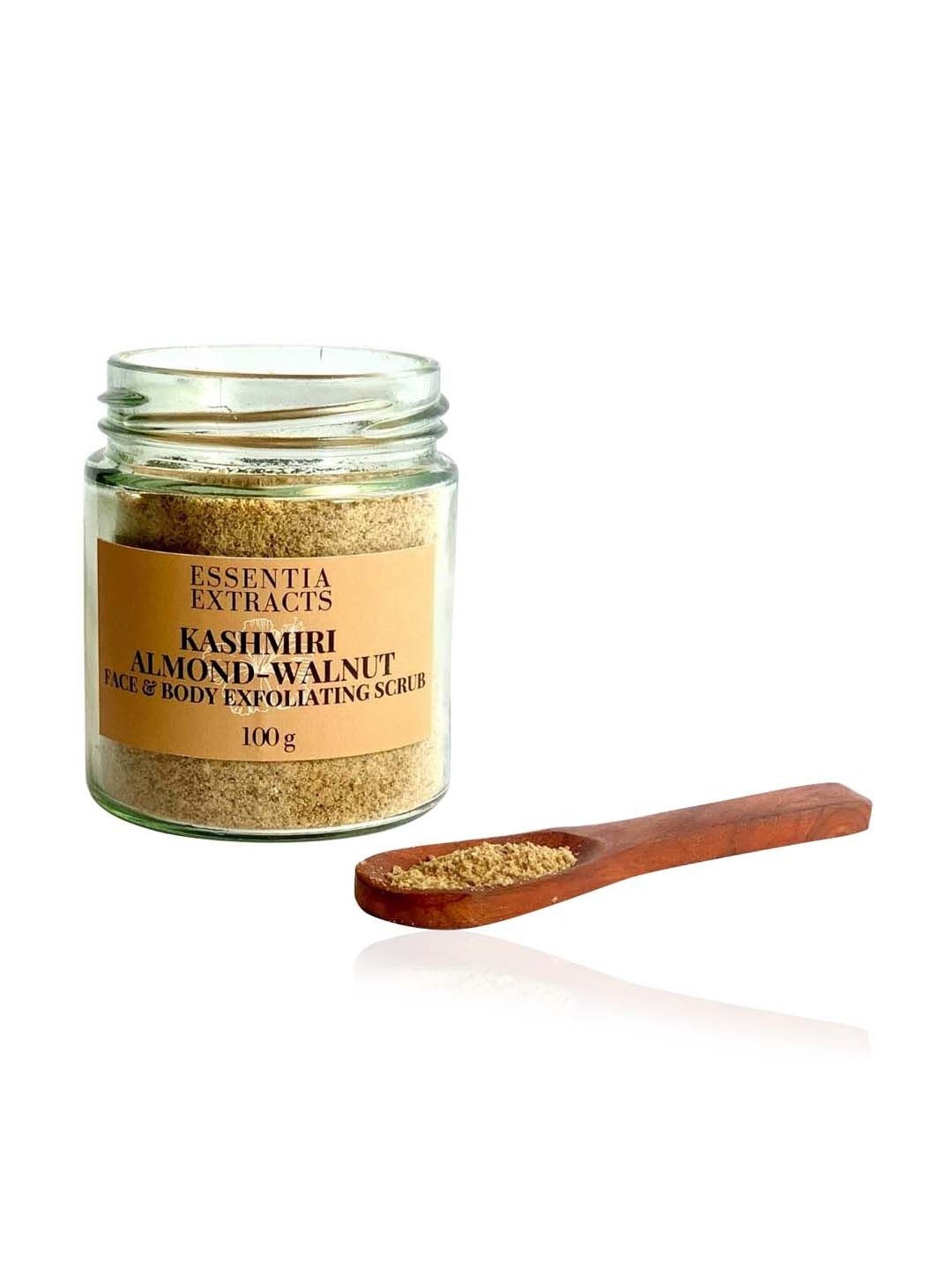 Essentia Extracts Kashmiri Almond Walnut Face Scrub - 100 gm