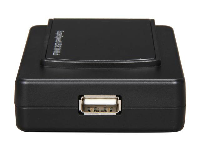 SYBA SY-HUB20078 InfoZone Combo USB 3.0 + USB 2.0 7-port Hub with USB 3.0 Cable and AC Adapter