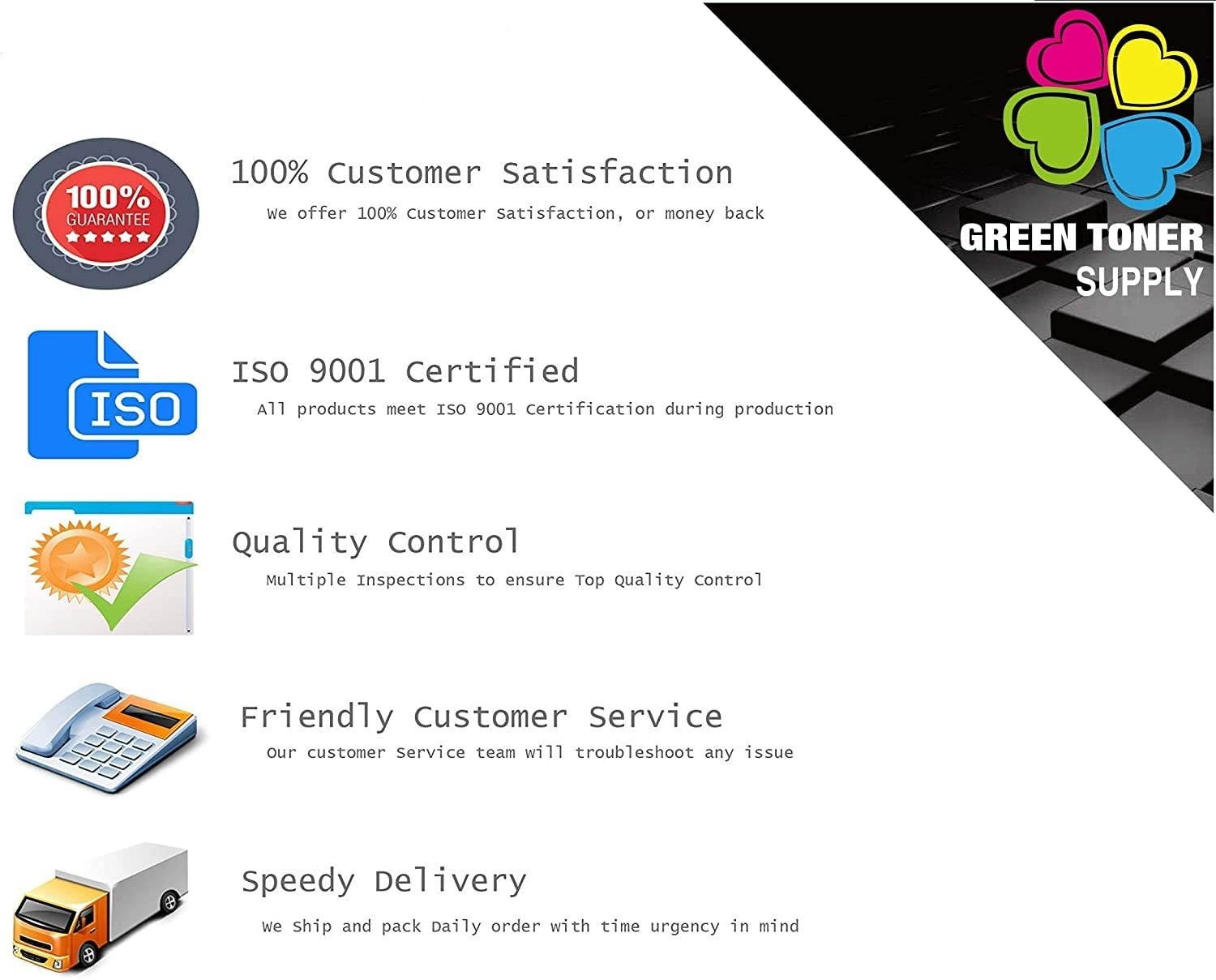 GTS Compatible 2200C00 Toner Cartridge 052H 052(3 Pack) for imageCLASS LBP214dw MF424dw MF426dw Printer