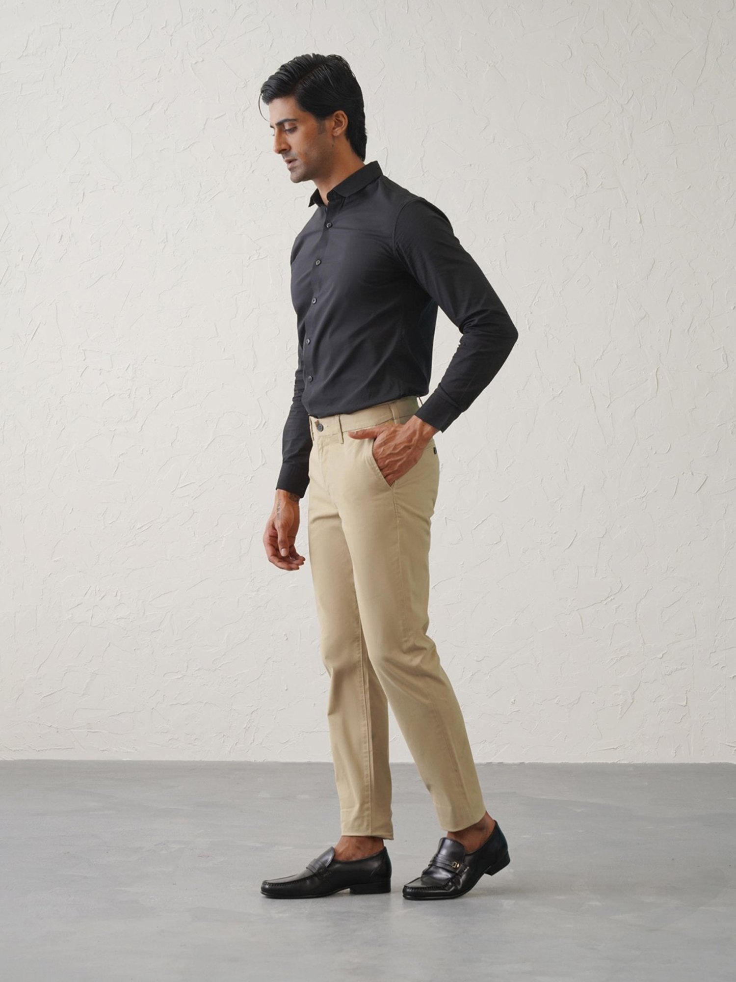 MinusOne Camel Regular Fit Chinos