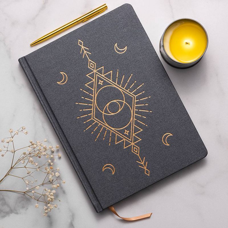 Jumbo Pearlized Journal Sacred Moon - DesignWorks Ink