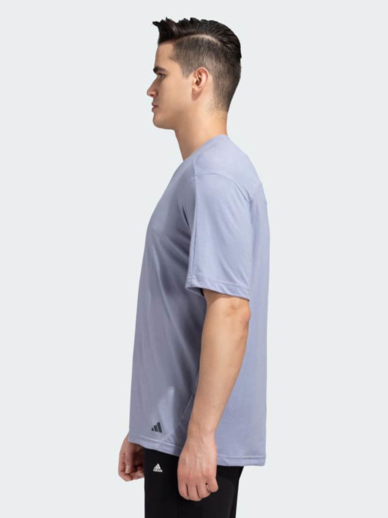 Adidas Purple Regular Fit Sports T-Shirt