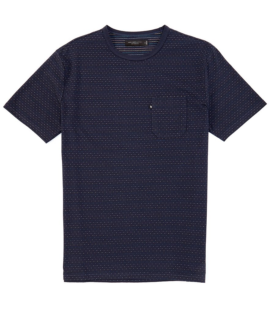 Junk Food Pacino Dobby Striped Pocket Tee