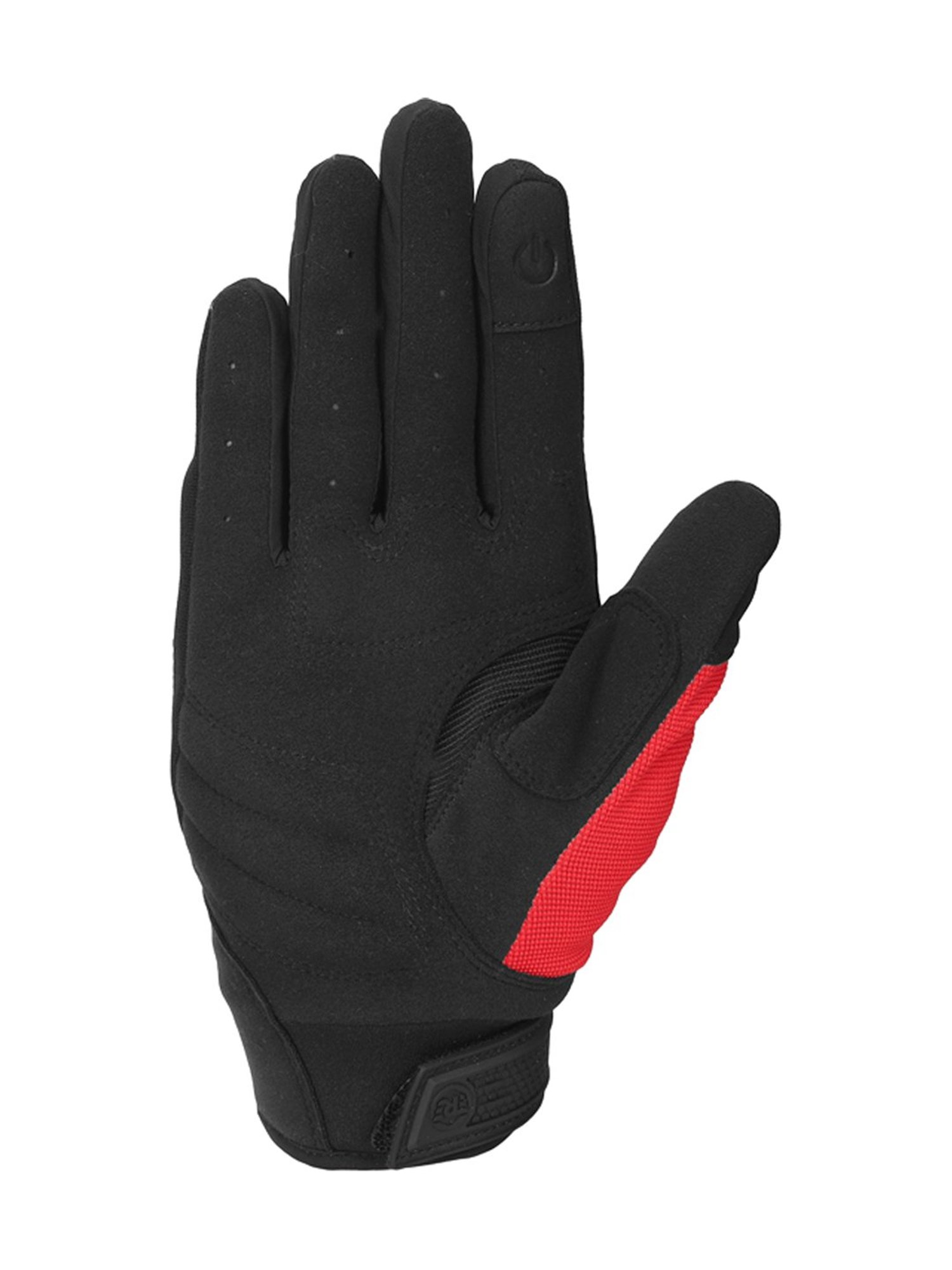 Royal Enfield Red Textured Urban Hustler V2 Riding Gloves - XL
