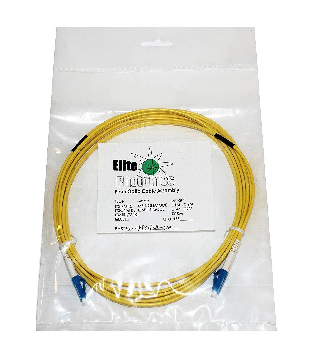 Infinity Cable Singlemode Duplex Fiber Optic Patch Cable (9/125) - LC to LC, 5M (15 ft.)
