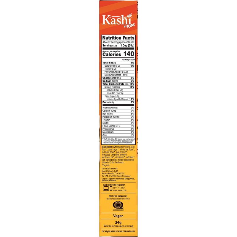 Kashi by Kids Loops Cinnamon Cereal - 9.5oz