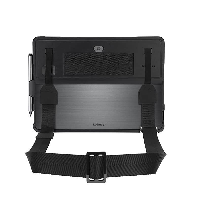 CommercialGrade 2in1 Heavy Duty Tablet Case for Dell Latitude 5285 Travel Keyboard or Kickstand DropSafe Protection Waterresistant Black THZ707US