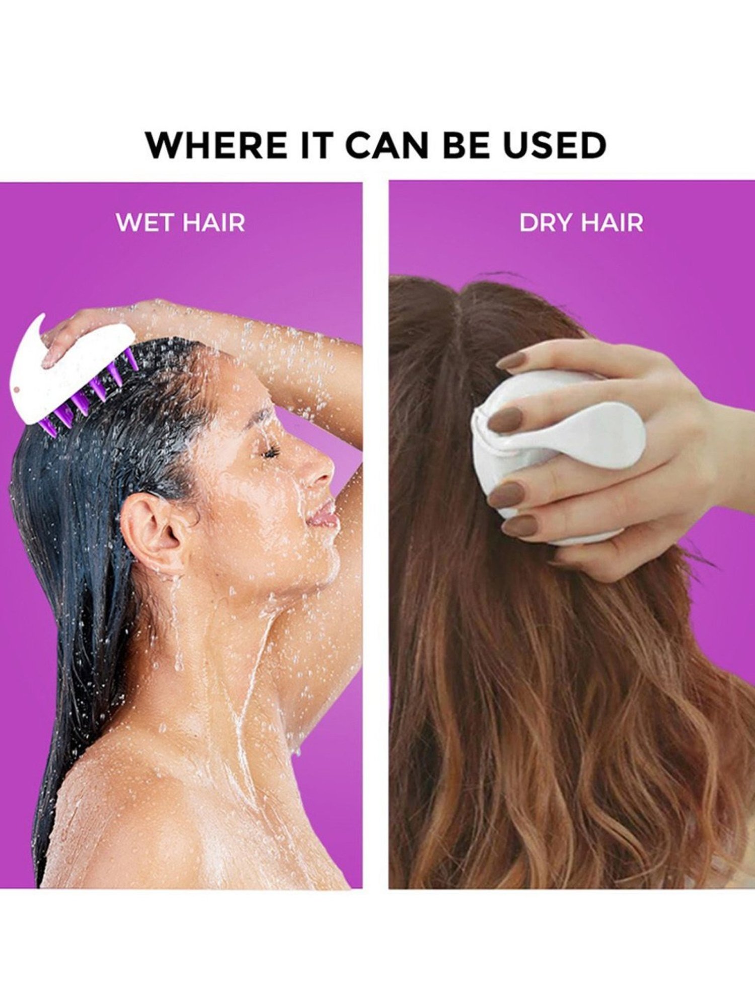 WINSTON Manual Hair Scalp Massager for Hair Growth & Head Massage