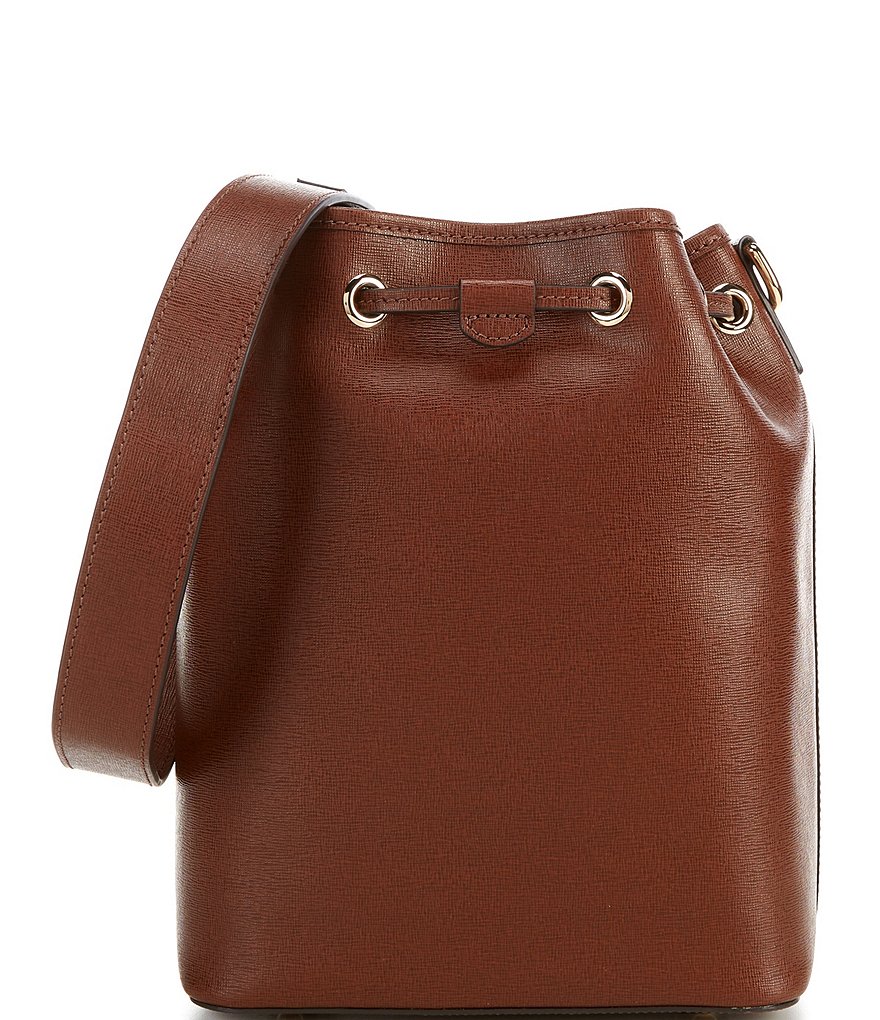 Dooney & Bourke Saffiano Collection Drawstring Bucket Bag