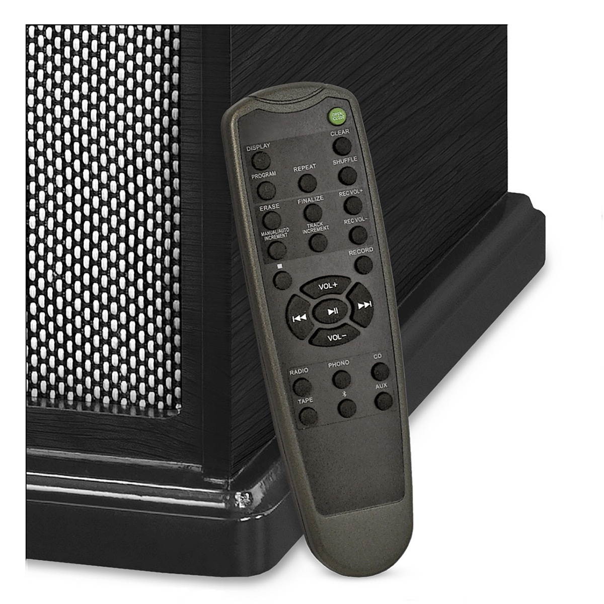 Victrola - Aviator 7-in-1 Bluetooth Stereo Audio system - Black