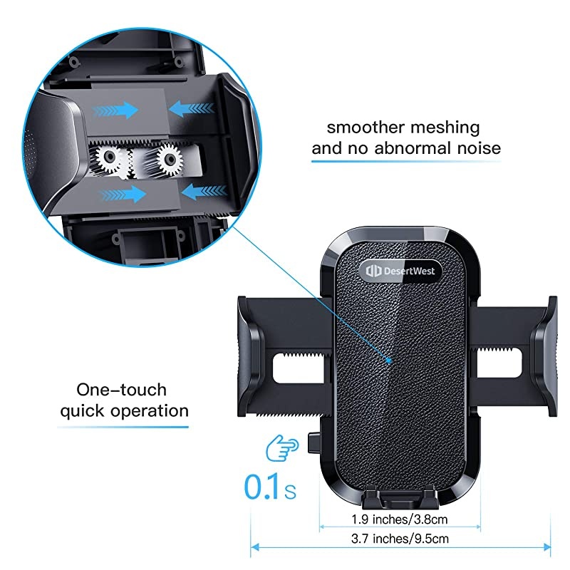 2020 Upgrade  Universal Car Phone Mount Cell Phone Holder for Dashboard Windshield Air Vent Long Arm Compatible with iPhone SE 11 Pro Max XR XS X Samsung Galaxy S20 S10+ S10 S9 Note 10