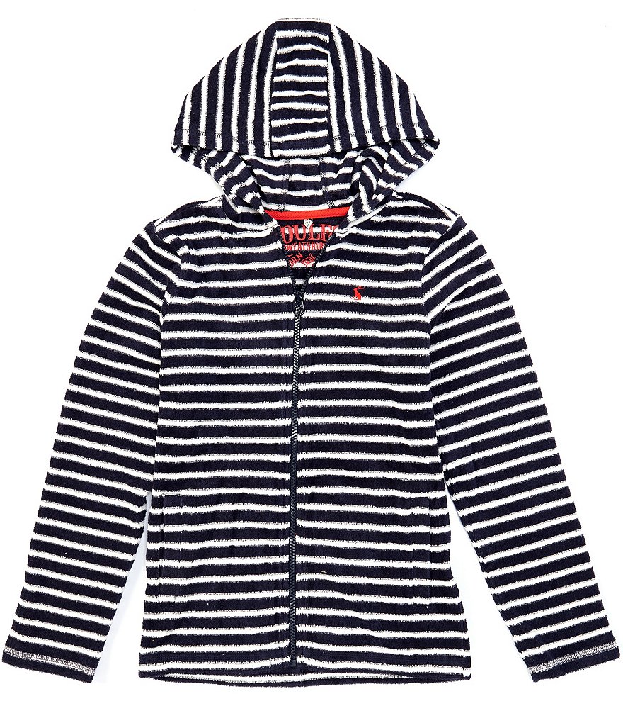 Guess Big Boys 8-16 Long-Sleeve Guess Logo Color-Block Fleece Pull-Over Hoodie